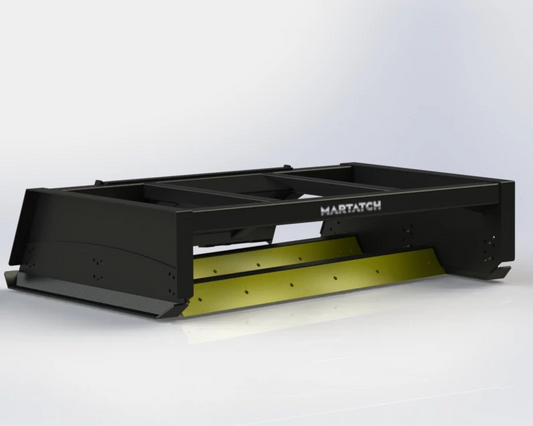 Martatch | Grader Leveler | Model MGS48-A & MGS48-A/BOBCAT | Width 48" | Weight 590 lbs | Hydraulic Flow 17 To 24 GPM | For Mini Skid Steers