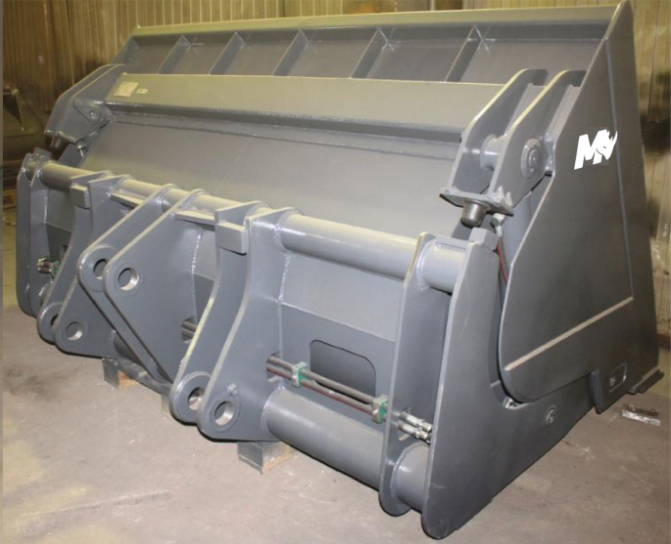 Mazio Fronts Loader High Tip (Dump) Bucket | Width 98.4" | Machine Size 12–18 Tons | For Loaders