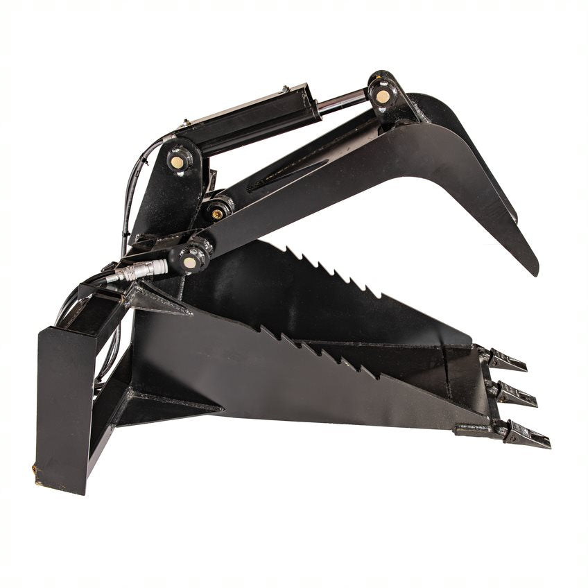 McLaren Industries Stump Bucket | Hydraulic & Non-Hydraulic | 44" Width | 15 To 25 GPM | For Skid Steer