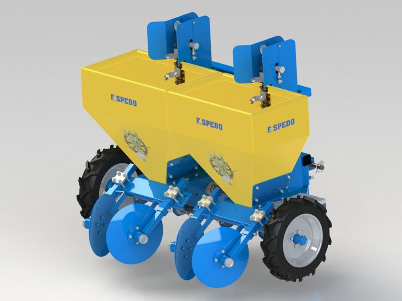 double pot potato planter Farm-Maxx 2-Row Potato Planter | Horsepower 25 HP