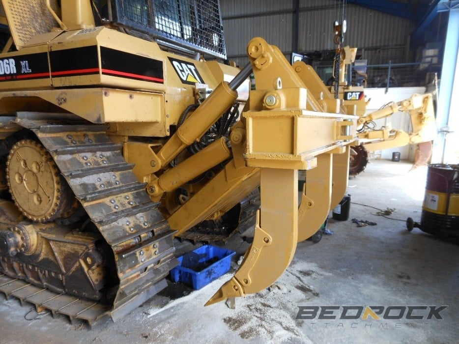 Bedrock Attachments Heavy-Duty 4BBL MS Ripper | Model BR38 | Width: 88.6" | Weight: 2.75 Ton | For CASE 2050M & 1650M Bulldozer