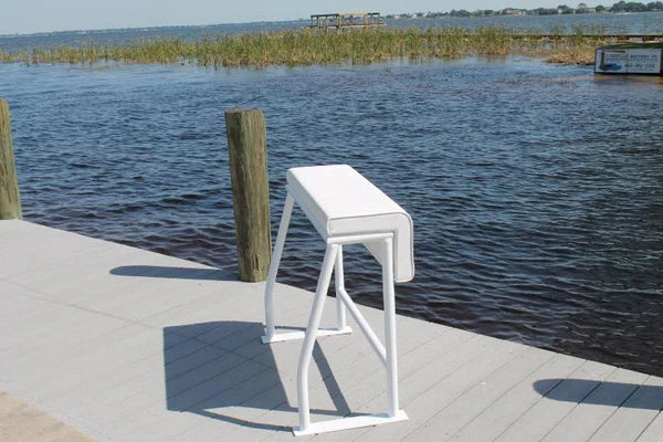 RIO MARINE CUSTOMS | Leaning Post | Model SLLP32 | 32" W x 18" D x 34" H | Versatile and Comfortable Seating | For Boats