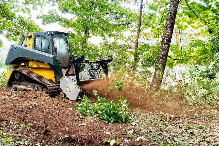 FAE | DML/SSL VT & BL & SONIC & BL/SONIC Forestry Mulcher | Models 150 To 175 | Width 58" to 67.7" | Hydraulic Flow 60–125 | For Skid Steer Loaders