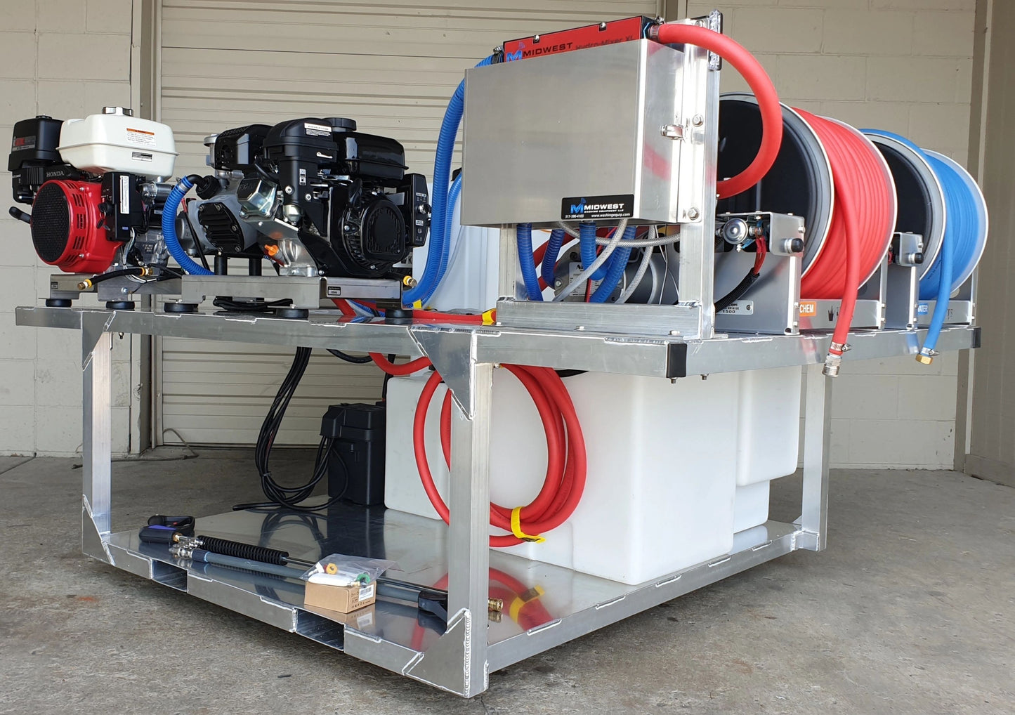 MWE Tsunami Gas Soft Wash + PW (Pressure Washer) Truck Skid