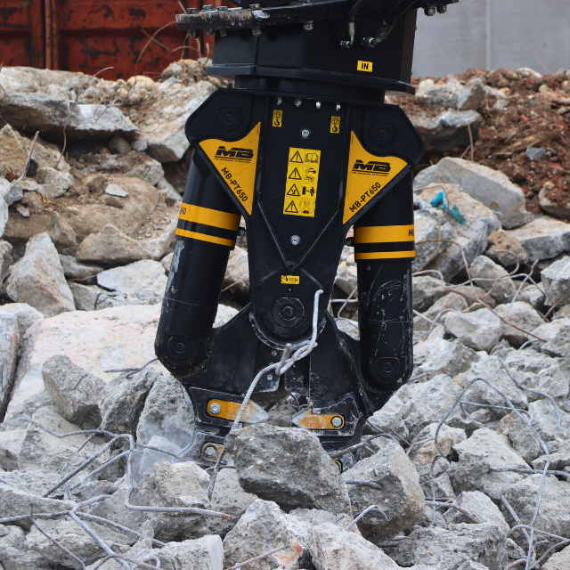 MB Crusher | Demolition Pulverizer | Model MB-PT650 | Overall Width 56" | Machine Size 6.5–13 Tons | For Excavators