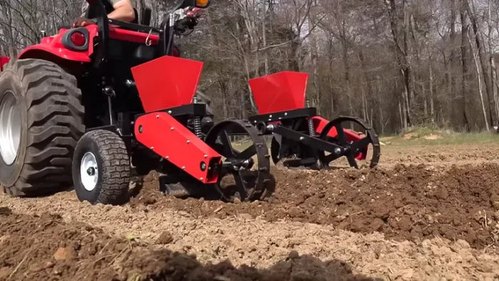seed planter for small tractor Field Tuff 3-Point Corn and Bean Planter – 2-Row with Adjustable Row Width | Horsepower 25–45 HP