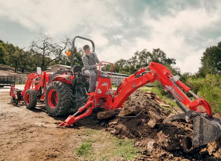 KIOTI | Manual Tractor with Loader | CK3520SE | 54.5" Width | 34.9 HP | For Agricultural and Landscaping Tasks