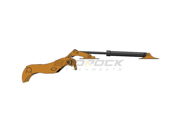 Bedrock Attachments Pin-On Thumb | Model EPT70-PO3T30 | Width 27.6" | Pin Size 70mm | 3 Teeth | Machine Size 15-18 Ton | For Excavators