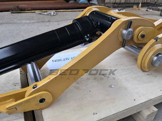 Bedrock Attachments Pin Grabber Thumb | Model ET65-PG3T30 | Width 25.2" | Pin Size 65mm | 3 Teeth | Machine Size 12-15 Ton | For Excavators