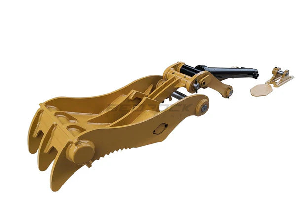 Bedrock Attachments Pin-On Thumb | Model ET65-PO3T30 | Width 28.3" | Pin Size 65mm | 3 Teeth | Machine Size 12-15 Ton | For Excavators