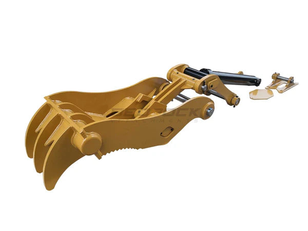 Bedrock Attachments Pin-On Thumb | Model ET70-PO3T30 | Width 29.53" | Pin Size 70mm | 3 Teeth | Machine Size 15-18 Ton | For Excavators