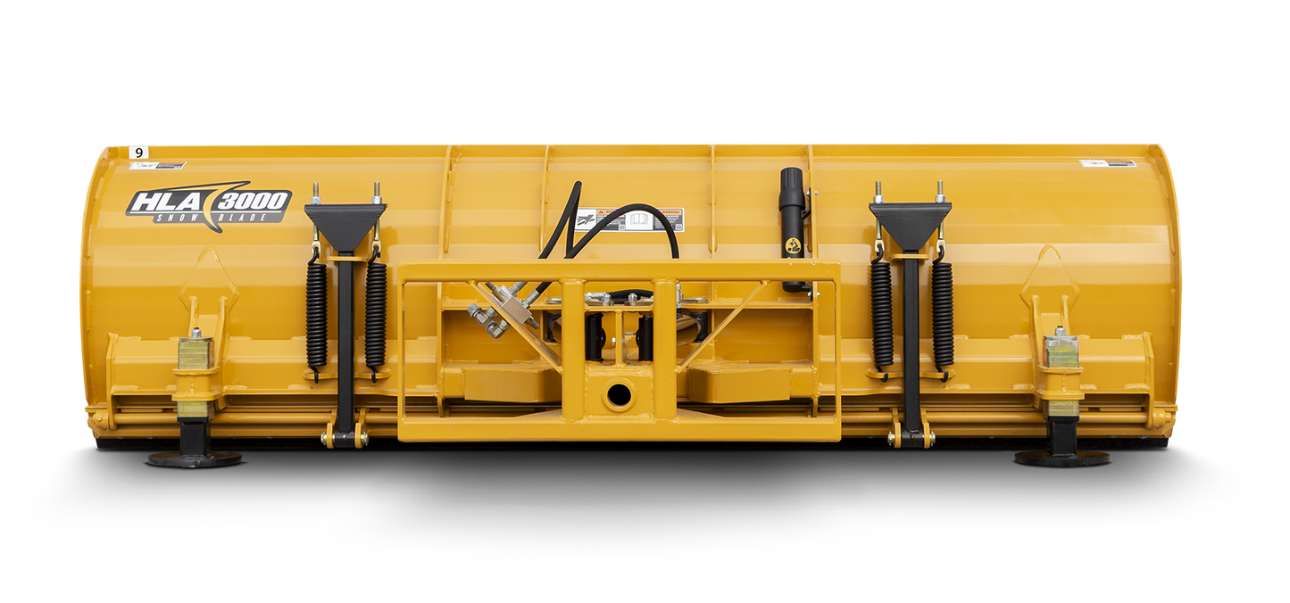 HLA Attachment Snow Blade Less Frame | Steel Edge | Model 3000 Series | 6'-10' Multiple Width | For Tractor