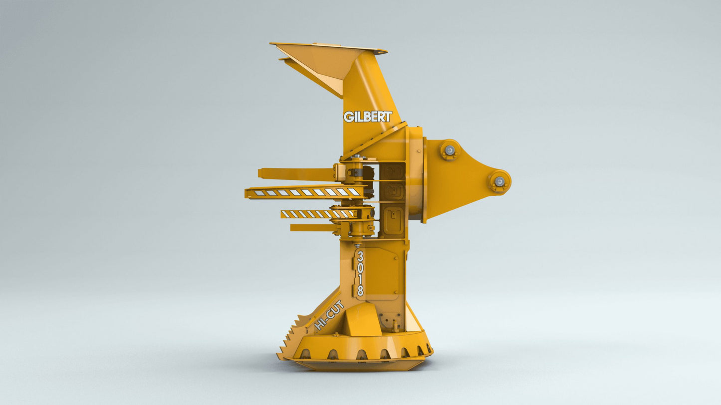 Gilbert Excavator Feller Buncher Shovel Felling Head | Model 3015, 3018 & 3020 | Cutting Capacity 14"-20" | Machine Size 15-25 Ton | For Excavators