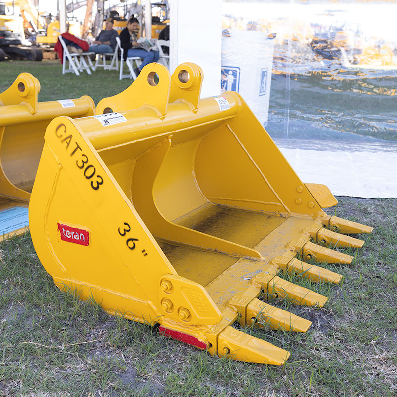 Teran Highly Durable Excavator Bucket | Model BKT-303 | Digging Width 12" To 36" Inch | Capacity 0.04 To 0.165 Cubic Meters | For Excavator