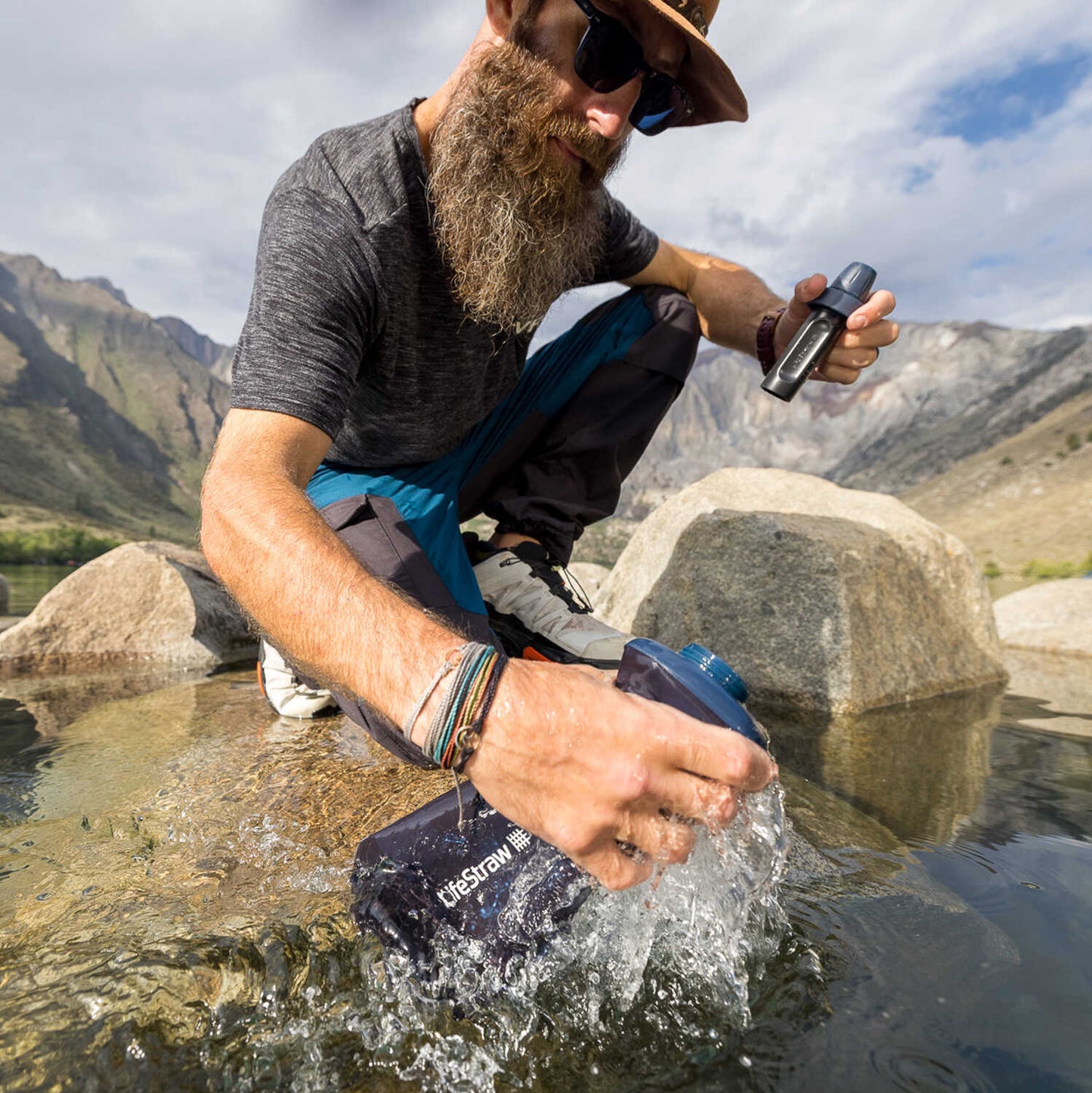 LifeStraw® Peak Collapsible Water Bottle