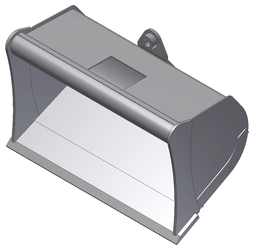 TAG Quick Coupler Ditch Cleaning Bucket With 1.25" T-Pin | Width 30"–36" | Machine Size 3-5 Tons | For Excavators