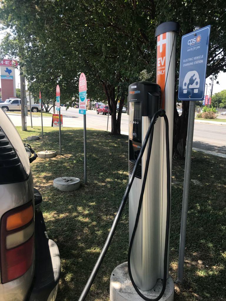 Larson Electronics Dual Station EV Charger - 240V, 1-phase - Level 2 Charger, (2) Ports - Pedestal Mount/Outdoor Rated