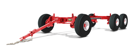 Horst Wagons Tandem Wagon Gear – 18 Ton | Model 325 | 11′ Reach Length | Track Width 86″–95″ | Adjustable Wheelbase 8' 8" - 11' 2" | For Agricultural Hauling & Forage/Grain Box Applications