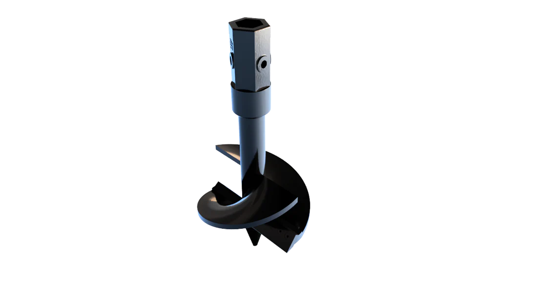 Erskine Industrial Earth Auger | Model PD-40 | Maximum Diameter 48" | Maximum Hydraulic Flow 40 GPM | For Skid Steer