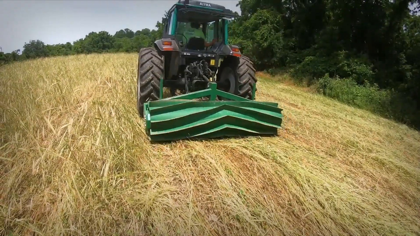 RTP Goliath Series 6’ 8’ & 10’ Heavy-Duty Rollers Crimper | Model Goliath 6, 8, & 10 | Width 72”, 96” & 126” | 30-50 HP  | For Tractors