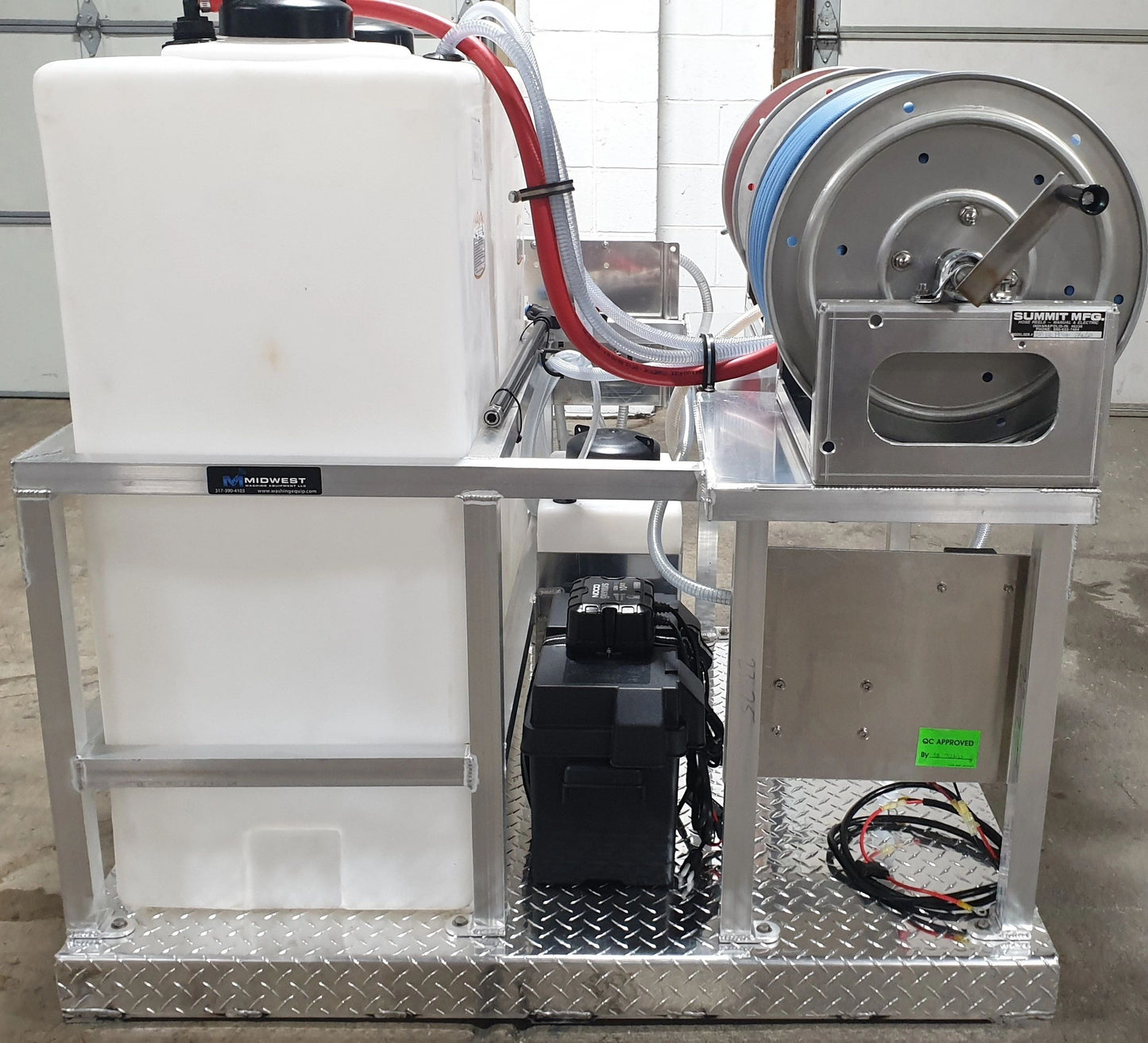 MWE Cyclone Soft Wash Skid System | Gallon Capacity 55 & 100 | Flow Rate 7.0 GPM