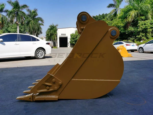 Bedrock Attachments General-Purpose Bucket | Width 35" | Capacity 0.6 CU M | Machine Size 10-15 Tons | For Excavators CAT 315