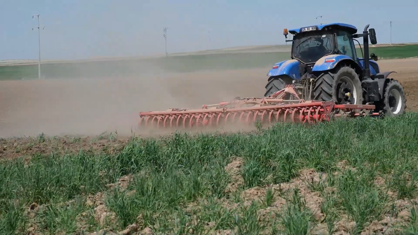 TOSCANO | Heavy Type Folding Spring Cultivator | Model 4000, 5000, 6000 & 7000 | Work Width 13.29 to 22.14 Feet | HorsePower 100-300 HP | For Tractor
