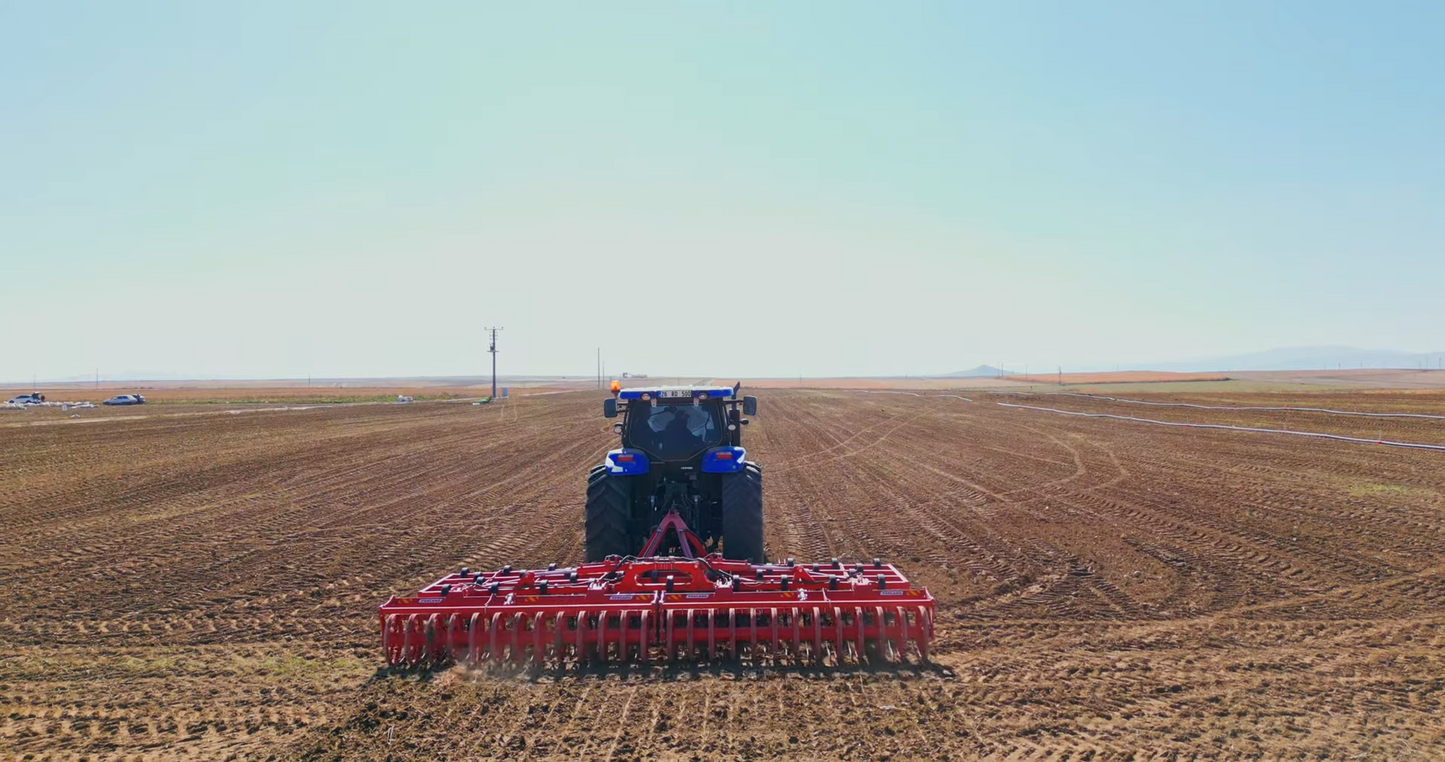 TOSCANO | Heavy Type Folding Spring Cultivator | Model 4000, 5000, 6000 & 7000 | Work Width 13.29 to 22.14 Feet | HorsePower 100-300 HP | For Tractor