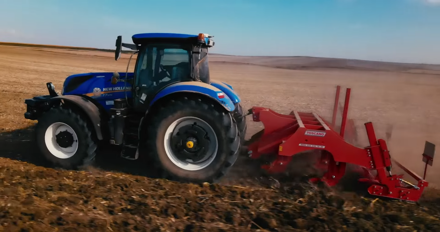 TOSCANO | Heavy Duty Subsoiler | Model 2500/5, 3000/7, 3500/7, 4000/9 & 5000/11 | Work Width 8.2 To 16.4 Feet | HorsePower 170-390 HP | For Tractor