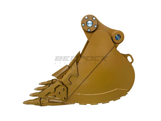 Bedrock Attachments Heavy-Duty Bucket & Adjuster GP | Width 36-Inch | Capacity 0.95 CU M | Machine Size 30-40 Tons | For Excavators CAT 336D/E