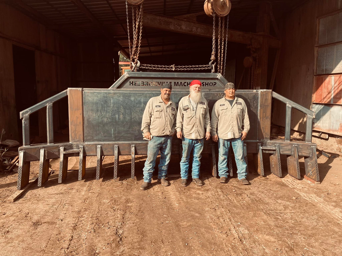 Hebbronville Machine Shop 8' to 24' Medium Duty C Frame Style Dozer Rake For Dozer