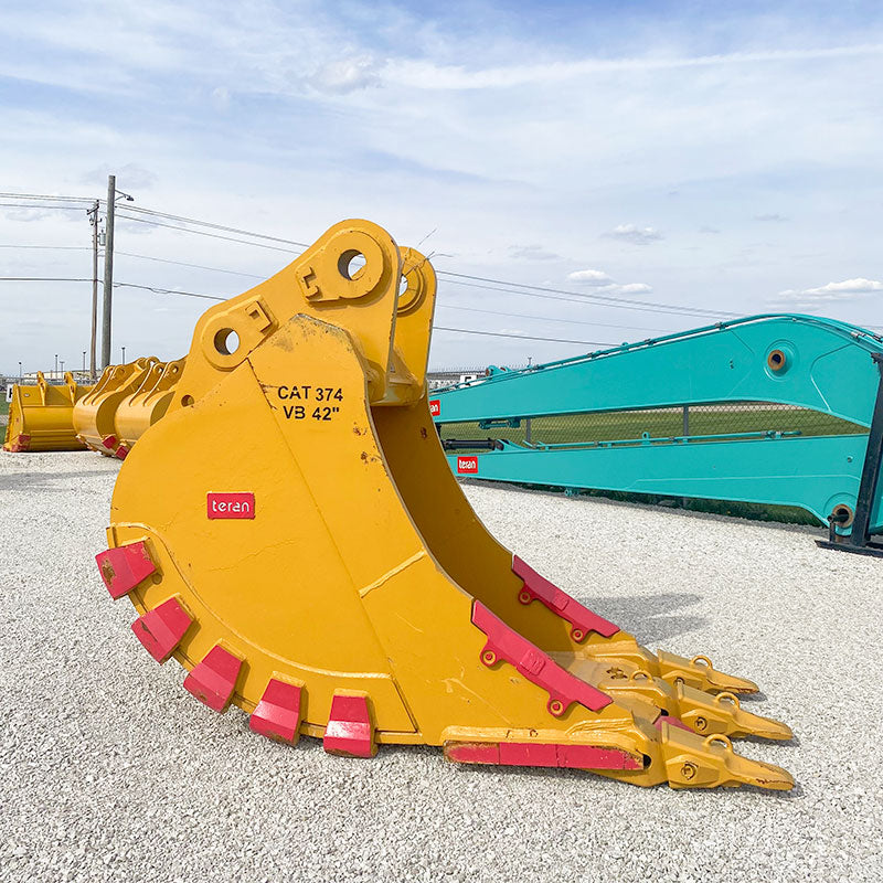 Teran Heavy Duty Excavator Bucket | Model BKT-374 HDXV | Digging Width 42" to 84" Inch | Capacity 2.08 to 3.65 Cubic Meters | For Excavators