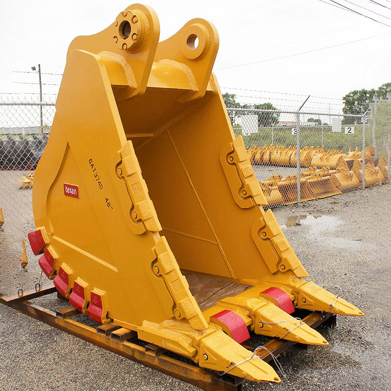 Teran Heavy Duty Excavator Bucket | Model BKT-374 | Digging Width 48" Inch | Capacity 2.9 Cubic Meters | For Excavators