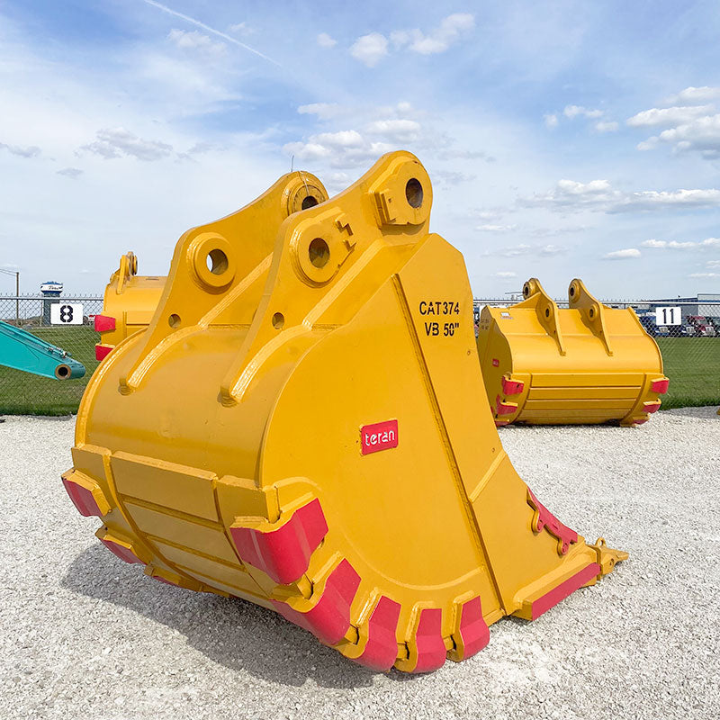 Teran Heavy Duty Excavator Bucket | Model BKT-374 HDXV | Digging Width 42" to 84" Inch | Capacity 2.08 to 3.65 Cubic Meters | For Excavators
