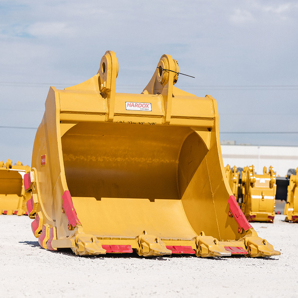 Teran Heavy Duty Excavator Bucket | Model BKT-374 HDXV | Digging Width 42" to 84" Inch | Capacity 2.08 to 3.65 Cubic Meters | For Excavators