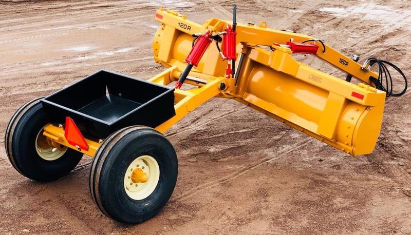 2024 Industrias America Heavy-Duty Grader Blade | Model 120R | Main Frame Tubing 7x7 | Moldboard Height 30" | Horsepower 90 To 200 HP | For Tractors