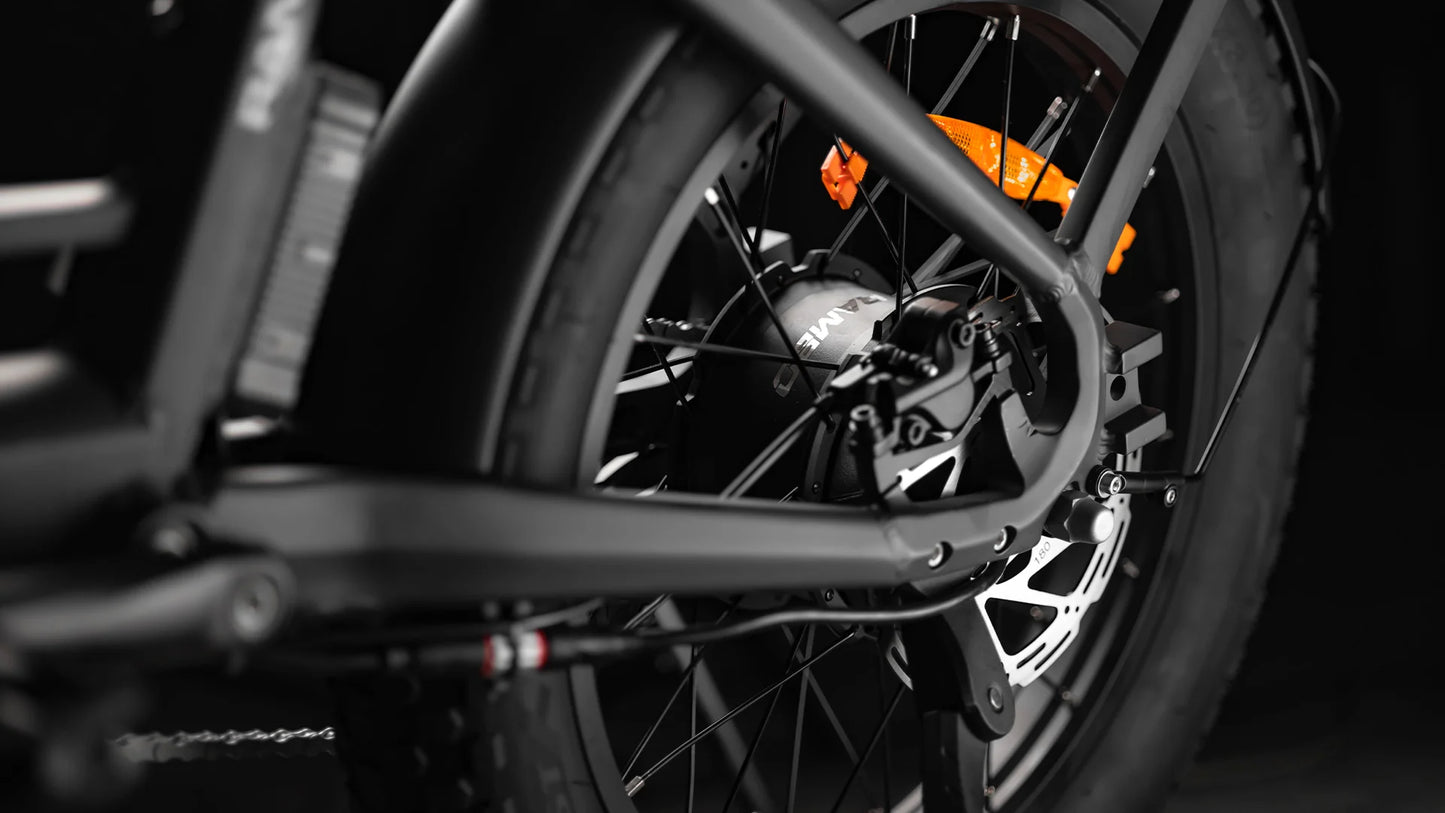 Rambo Ranger Folding E-Bike | 750W Hub Motor | 48V 10.4Ah Battery | Up to 40 Miles Range | Max Speed 30 mph | For Off-Road & Commuting