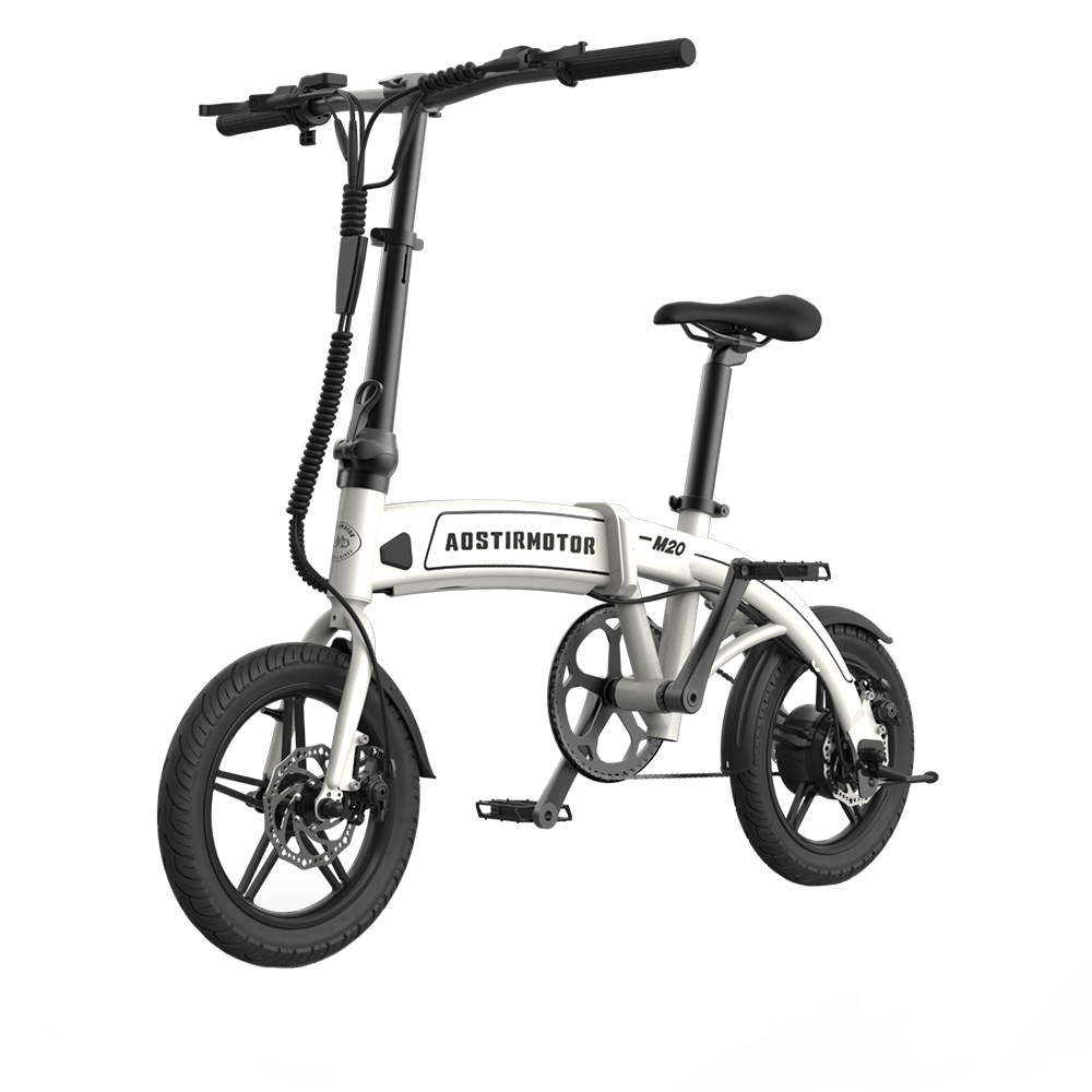 Aostirmotor Lightweight Folding Electric Bike M20 | Motor Power 500W | 300lbs Capacity