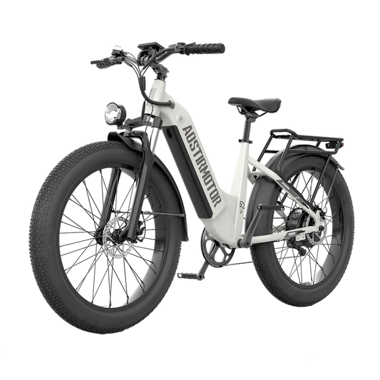 Aostirmotor 52V All-Terrain Electric Bike Queen | 1000W Brushless Motor | 52V 15Ah Lithium-Ion Battery | 330 lbs