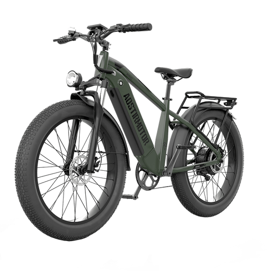 Aostirmotor 52V All-Terrain Electric Bike King | 1000W Brushless Motor | 52V 15Ah Lithium-Ion (Removable) Battery | Capacity 300lbs