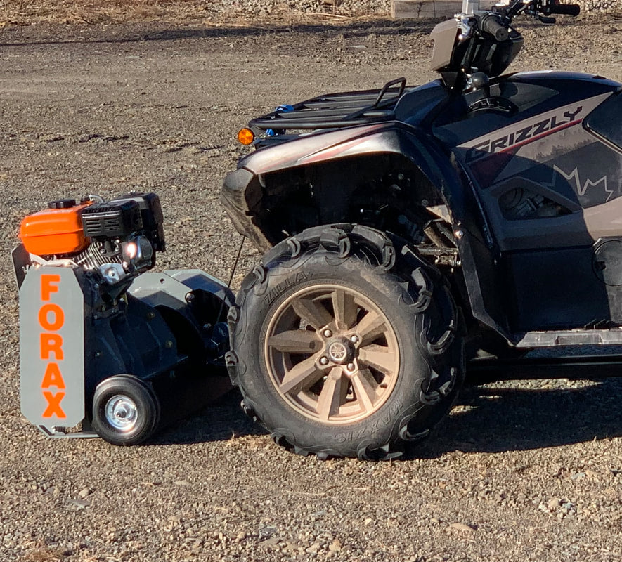 Forax ATV Gas Powered Mulcher | Model GP36 | 36" Cutting Width | Horsepower 7HP | For ATV