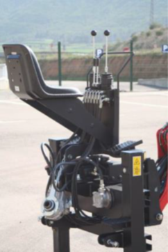 EI Attachments Backhoe Tractor | Model OP03A | 3PT Hitch | 9'3" Digging Depth | 45‑65 HP | For Tractor