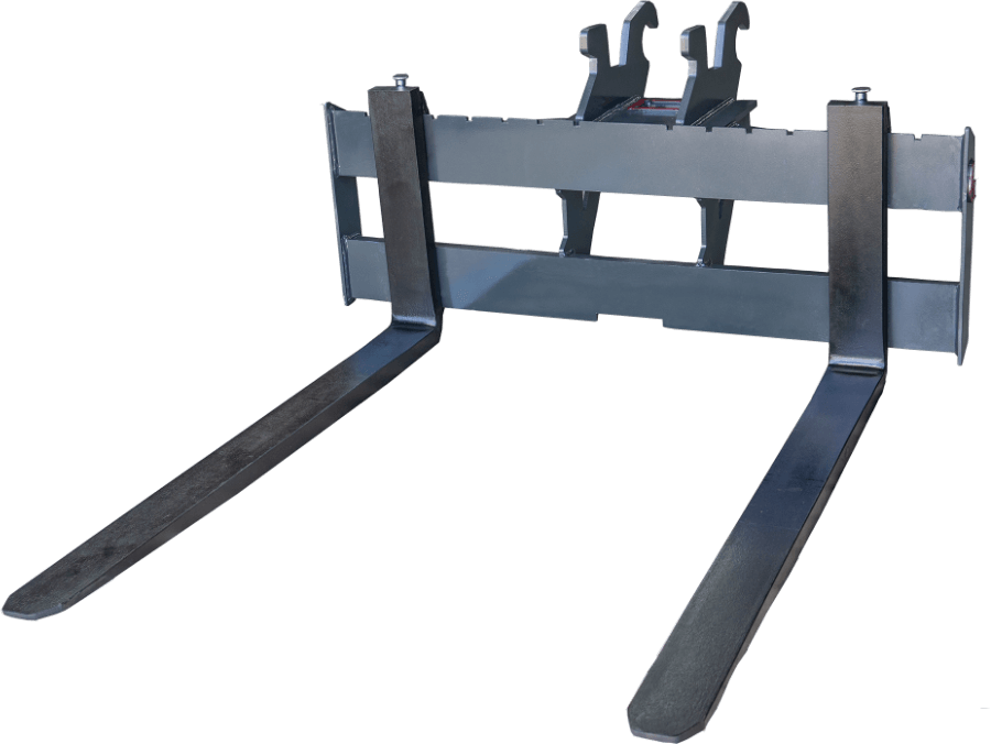 NM Attachment Pallet Fork | Fork Size 50" Wide x 48" Long Forks | Machine Size 3–12 Tons | For Excavator