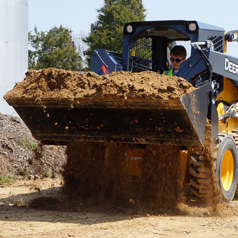 Bedrock Attachments Multipurpose Bucket | Width 72" | Model SKMPB-72-E | Cutting Edge | Hydraulic Flow Range: 15-25 GPM | For Skid Steer