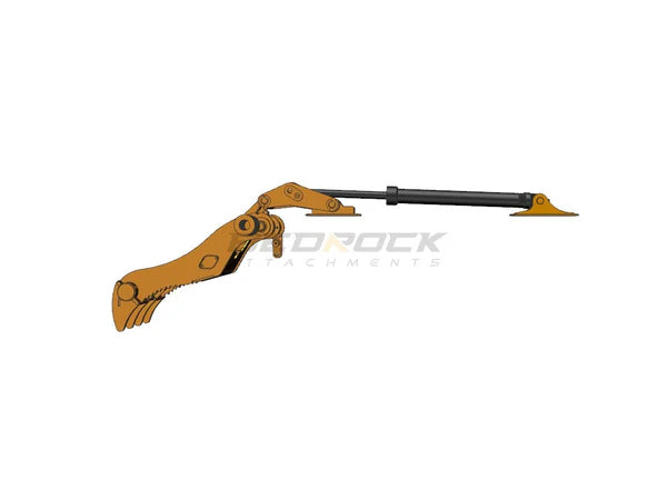 Bedrock Attachments Pin-On Thumb | Model EPT65-PO4T36 | Width 27.6" | Pin Size 65mm | 4 Teeth | Machine Size 12-15 Ton | For Excavators