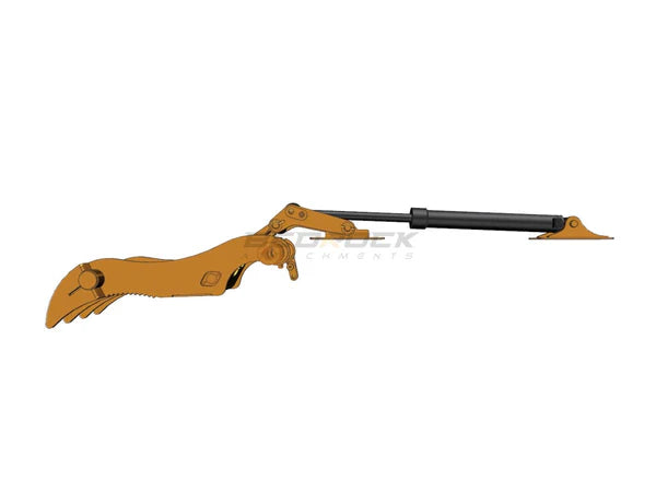 Bedrock Attachments Pin Grabber Thumb | Model EPT70-PG4T42 | Width 31.5" | Pin Size 70mm | 4 Teeth | Machine Size 15-18 Ton | For Excavators