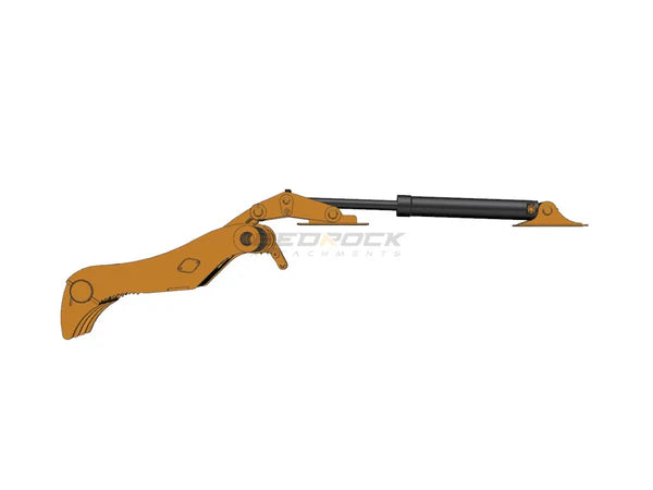Bedrock Attachments Pin-On Thumb | Model EPT90-PO4T42 | Width 40.9" | Pin Size 90mm | 4 Teeth | Machine Size 24-29 Ton | For Excavators