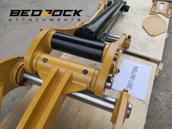 Bedrock Attachments Pin-On Thumb | Model ET70-PO4T42 | Width 33.9" | Pin Size 70mm | 4 Teeth | Machine Size 15-18 Ton | For Excavators