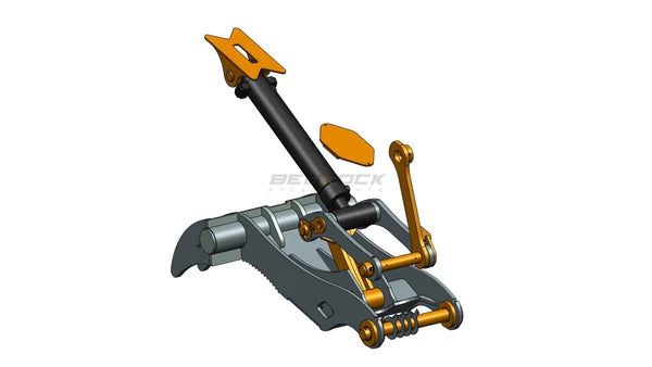 Bedrock Attachments Pin Grabber Thumb | Model ET80-PG4T54 | Width 48" | Pin Size 80mm | 4 Teeth | Machine Size 20-24 Ton | For Excavators