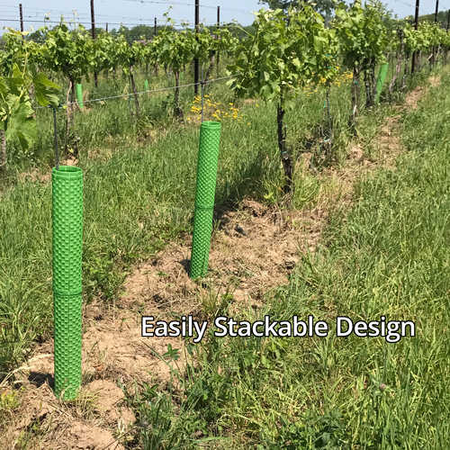 Forestry Supplies ShellT Grow Tube-Partially Ventilated-Green